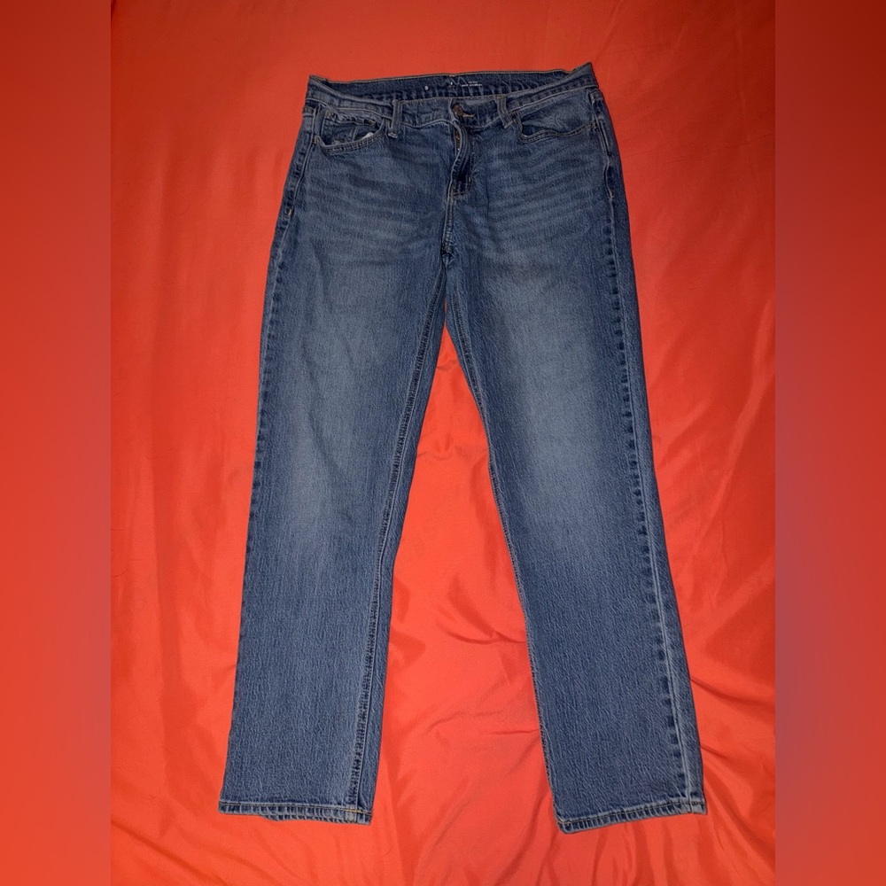 Mid-Rise Boyfriend Jeans